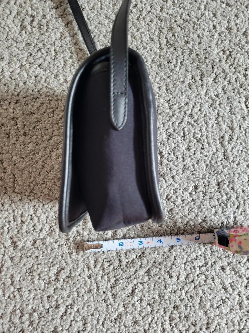 Vintage 1990s Coach Neo Neoprene Black Crossbody Shoulder Bag